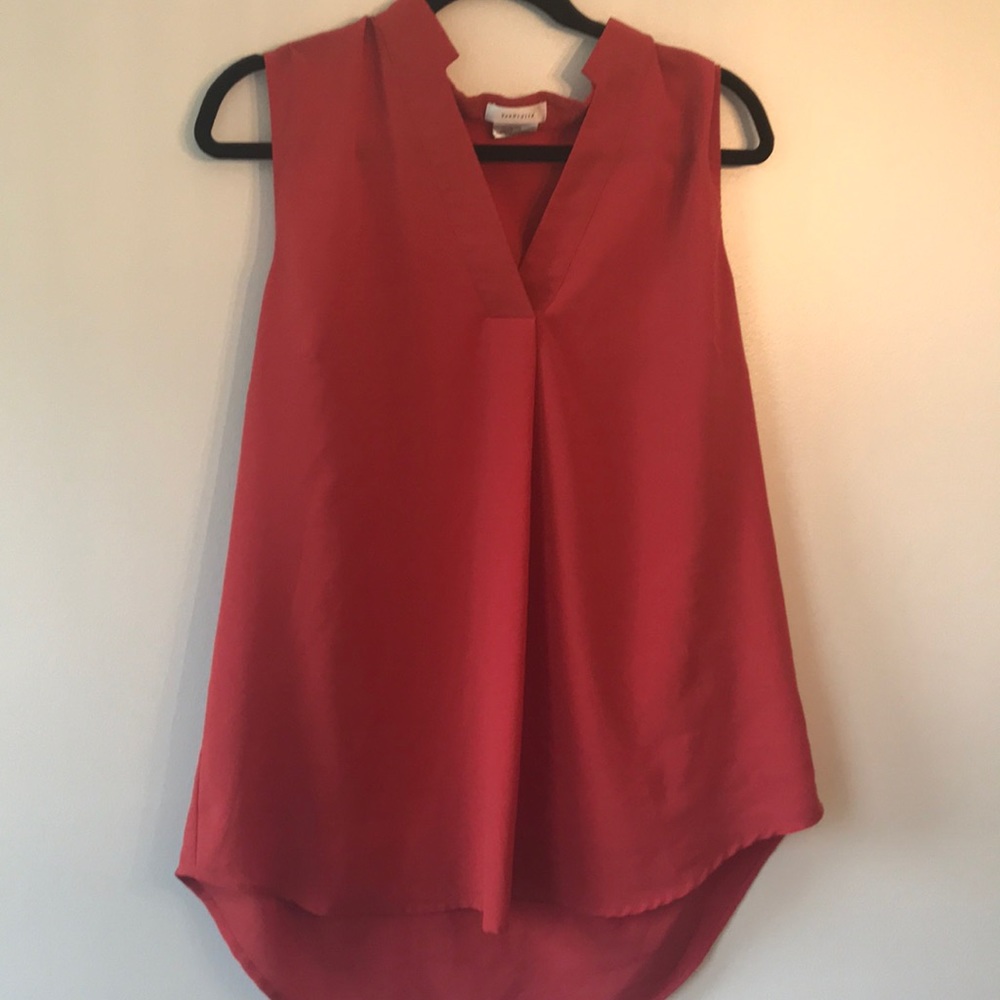 Deep Orange Blouse
